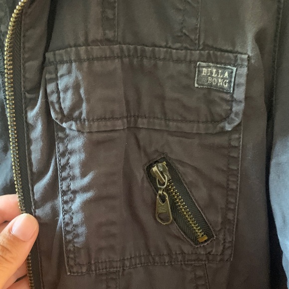Billabong Charcoal Utility Jacket - Picture 3 of 8